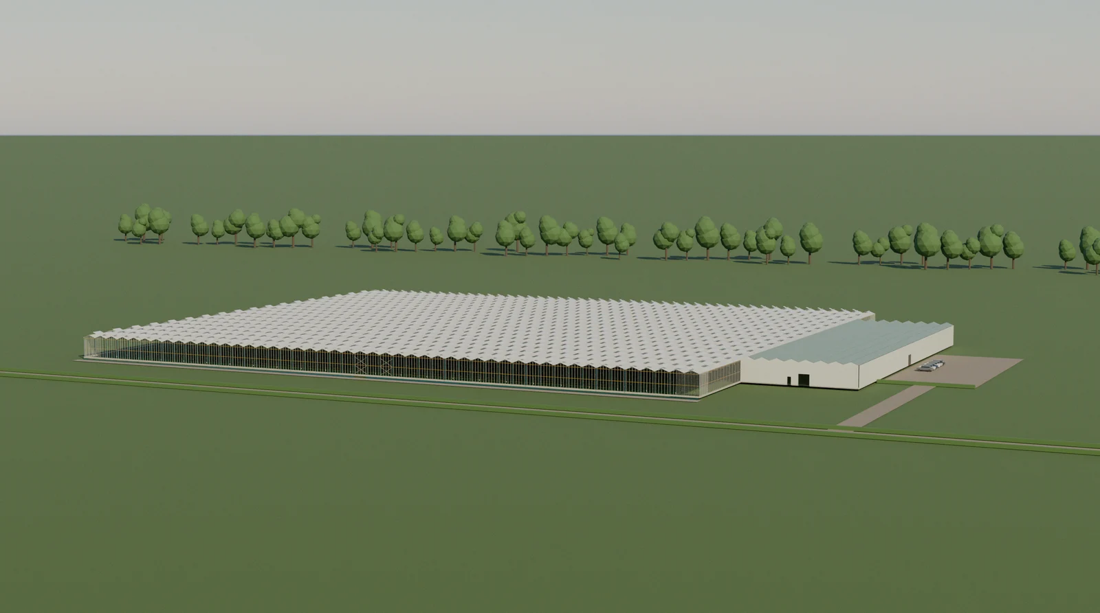 Architectural visualisation of GrowPro Plus 8 Acre